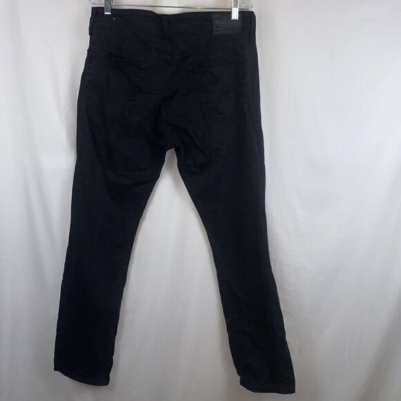 AG Jeans Mens Everett SUD Sueded Slim Straight Black Pants 34 x 34 - Picture 3 of 6